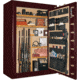 Cannon Safe Commander 54 Fireproof 48 Gun Rifle Safe, 72x50x28in - Hammertone Burgundy/Brass CO54-H5FDB-13
