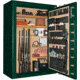 Cannon Safe Commander 54 Fireproof 48 Gun Rifle Safe, 72x50x28in - Hammertone Green/Brass CO54-H4FDB-13