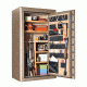 Cannon Safe Commander Safe 36 Gun, Hammertone Beige/Chrome, 36 gun CO43-H3FDC-15