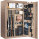 Cannon Safe Deluxe 33 Fireproof 36 Gun Safe, 60x40x24in - Hammertone Beige/Brass CA33-H3FDB-13