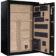 Cannon Safe Deluxe 33 Fireproof 36 Gun Safe, 60x40x24in - Hammertone Black/Brass CA33-H1FDB-13
