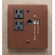 Cannon Safe Deluxe 33 Fireproof 36 Gun Safe, 60x40x24in - Hammertone Burgundy/Brass CA33-H5FDB-13