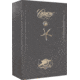 Cannon Safe Deluxe 33 Fireproof 36 Gun Safe, 60x40x24in - Hammertone Gray/Brass CA33-H2FDB-13