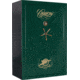 Cannon Safe Deluxe 33 Fireproof 36 Gun Safe, 60x40x24in - Hammertone Green/Brass CA33-H4FDB-13