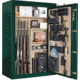 Cannon Safe Deluxe 33 Fireproof 36 Gun Safe, 60x40x24in - Hammertone Green/Brass CA33-H4FDB-13