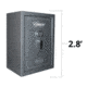 Cannon Safe Office Solutions, Hammertone Deep Graphite OS8-H11HEC-15