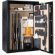 Cannon Safe Patriot P40 48 Gun Electronic Safe, 59x40x22in - Hammertone Black/Chrome P40HR-H1TEC-13