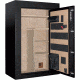 Cannon Safe Scout S33 48 Gun Electronic Safe, 59x40x24in - Hammertone Black/Chrome S33-H1TEC-13