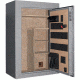 Cannon Safe Scout S33 48 Gun Electronic Safe, 59x40x24in - Hammertone Gray/Chrome S33-H2TEC-13