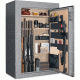 Cannon Safe Scout S33 48 Gun Electronic Safe, 59x40x24in - Hammertone Gray/Chrome S33-H2TEC-13