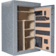 Cannon Safe Scout S40 64 Gun Electronic Safe, 59x40x28in - Hammertone Gray/Chrome S40-H2TEC-13