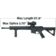 Case Club AR15 Pro Rifle Case, Black, Medium, CC6063HXYWAR15PRO