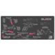Cerus Gear 3mm Promats 12"x27" Glock Instructional Char Gray, CERIMGLKINSPNK
