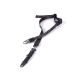 Crosstac Ambi 1.5in Wide Gun Sling, Black, Long, 135031-BLK-HK-L
