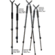 Dead Deer 62in Dead-On 360 quick action Shooting Stick, BiPod DOC2