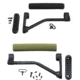 DoubleStar ARFX AR-15 Skeleton Buttstock, Black, Black/Olive Drab