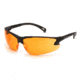 Ducks Unlimited Shooting Combo Kit, PM8010 Earmuff, Venture 3 Shooting Glasses, Black Frame and Orange DUCOMBO5740