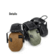 Earmor Sport Shooting ElectronicEar Muffs w/ Foam Earpads, 22dB, Tactical Black, M300A-BK