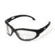 Edge Eyewear Falcon Sunglasses, Soft-Touch Matte Black Frame / Clear Vapor Shield , GSF611