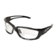 Edge Eyewear Kazbek XL Sunglasses, Black Frame, Clear Vapor Shield Lenses, GSK-XL111VS
