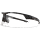 Edge Eyewear Phantom Rescue Shooting Glasses, Black Frame, Clear Vapor Shield Lenses, Standard, PR11VS