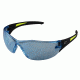 Edge Safety Delano G2 Sunglasses, Black Frame, Light Blue Lens, SD113-G2