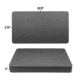Eylar 22in Carry-On Roller Hard Case Equipped w/Ragar XP Crosslinked Foam Insert, Black, SA00034-BLK-RG-XP