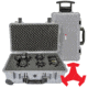 Eylar 22in Carry-On Roller Hard Case Equipped w/Ragar XP Crosslinked Foam Insert, Gray, SA00034-GRA-RG-XP