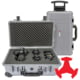 Eylar 22in Carry-On Roller Hard Case Equipped w/Ragar XP Crosslinked Foam Insert, Gray, SA00034-GRA-RG-XP