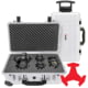 Eylar 22in Carry-On Roller Hard Case Equipped w/Ragar XP Crosslinked Foam Insert, White, SA00034-WHI-RG-XP