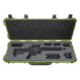 Eylar 44in Hard Rifle Case Equipped w/Ragar XP Crosslinked Foam Insert, Green, SA00008-GRN-RG-XP