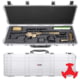 Eylar 48in Hard Rifle Case Equipped w/Ragar XP Crosslinked Foam Insert, White, SA00014-WHI-RG-XP