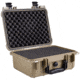 Eylar Compact 13.37in Protective Gear Case Water and Shock Resistant w/ Foam, Tan, SA00001-tan