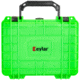 Eylar Compact 9.12in Waterproof Gear Hard Case w/Foam, Neon Green, SA00042-NGRN