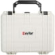Eylar Compact 9.12in Waterproof Gear Hard Case w/Foam, Polar White, SA00042-WHI
