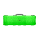 Eylar Extra Large 53in Waterproof Roller Hard Rifle Case w/Foam, Neon Green, SA00015-NGRN