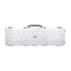 Eylar Extra Large 53in Waterproof Roller Hard Rifle Case w/Foam, Polar White, SA00015-WHI