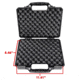 Eylar Intact 11.7in Stacker Series Hard Shell Handgun Case w/Foam, Black, NG00001-BLK