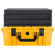 Eylar Intact 21.6in Stacker Series Standard Hard Gear Case w/Foam, Yellow, NG00012-YLW