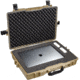Eylar Large 21.5in Waterproof Laptop Style Protective Gear Hard Case w/Foam, Tan, SA00024-TAN