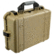 Eylar Medium 20in Protective Gear Case Water and Shock Resistant w/ Foam, Tan, SA00002-Tan