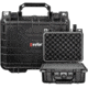 Eylar Small 10.62in Waterproof Protective Gear Case w/Foam, Black, SA00022