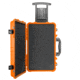 Eylar Standard 22in Waterproof Carry-On Travel Roller Gear Hard Case w/Foam, Orange, SA00034-ORG