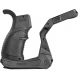 FAB Defense AR-15 Quick Deployment Bipod with an Integrated AGR-43 Pistol Grip, Black, FX-ARPODB