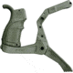 FAB Defense AR-15 Quick Deployment Bipod with an Integrated AGR-43 Pistol Grip, OD Green, FX-ARPODG