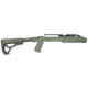 FAB Defense M4 Collapsible Stock Optics-Ready Pro Kit For Ruger 10/22, OD Green, FX-M4PR1022G