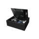 Fortress Personal Drawer Safe with Biomertric Lock, Black Santex, Small, 44B10