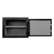 Fortress Small Fire and Waterproof Safe with E-Lock, Black Santex, Small, 44EF10W