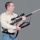 Galco RS10 Orion Hunting Sling Ambidextrous - Black RS10B