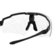 Gatorz Milspec Ballistic Z87.1 Sunglasses, Black Cerakote Frame, Clear Lens, Blackout Logo, One Size, GZ-10-402